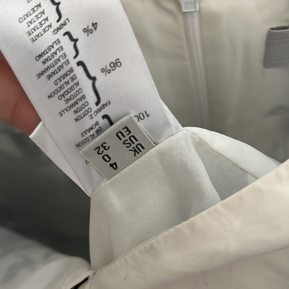 White and Blue Dress - Picture 4 of 6